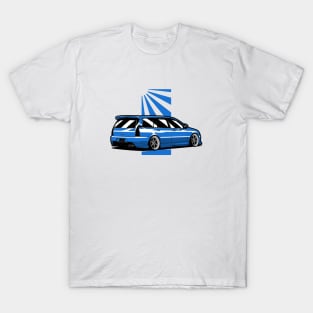 Blue Lancer Evo Wagon T-Shirt